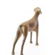 Vintage statue, brass animals, brass dog, brass figurine, interior decoration