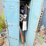 Vintage metal industrial wardrobe