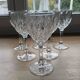 Set of 6 cut-glass glasses from the 1960s