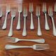 Christofle - Set of 12 Boréal pattern silver-plated table forks