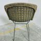 Set of 10 Wire chairs by Harry Bertoia for Knoll