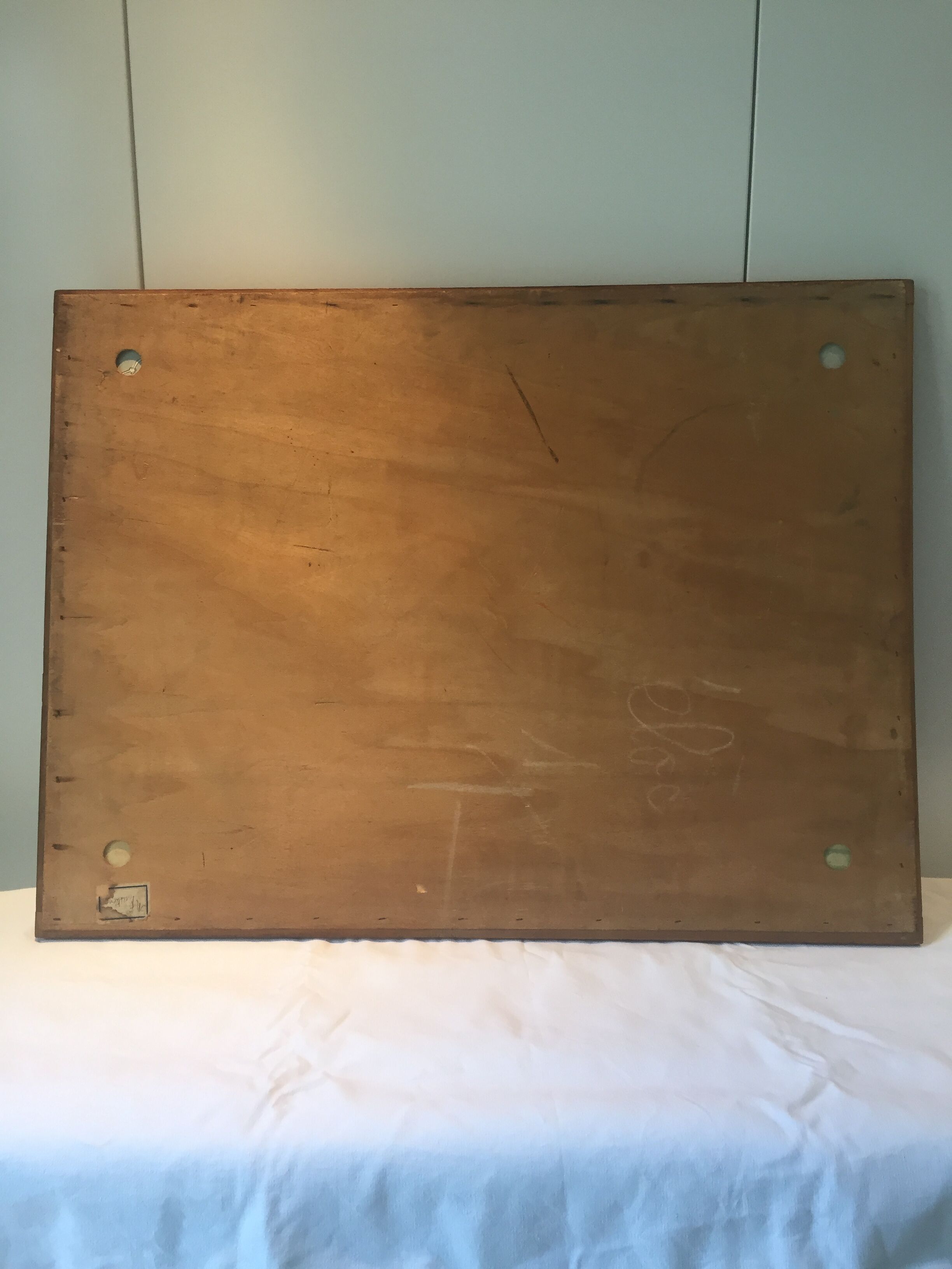 Table school nightingale year 50 with poster virgin forest / tundra