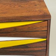 Palisander beside chest by Niels Clausen for N.C. Møbler