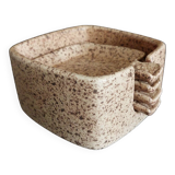 Vintage italian ashtray kit