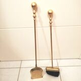 Needed shovel fireplace and brass broom