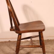 Série De 5 Chaises Windsor Du 19° Siècle