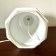 Pied de lampe en céramique blanche, 1980