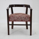 1940s Beech Bentwood Armchair, Czechoslovakia