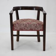 1940s Beech Bentwood Armchair, Czechoslovakia