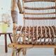 Paire de fauteuils anciens en rotin