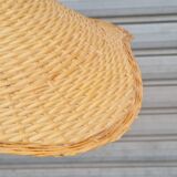 Vintage wicker flower pendant