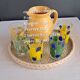 Carafe and glasses