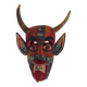 Art populaire mexicain masque diable en bois sculpté avec corne