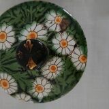 6-piece smoking service of enamelled earthenware