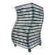 Lampe sculpturale moderniste "Stacked Glass", années 75-85