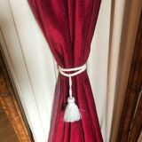 Bamboo and velvet screen