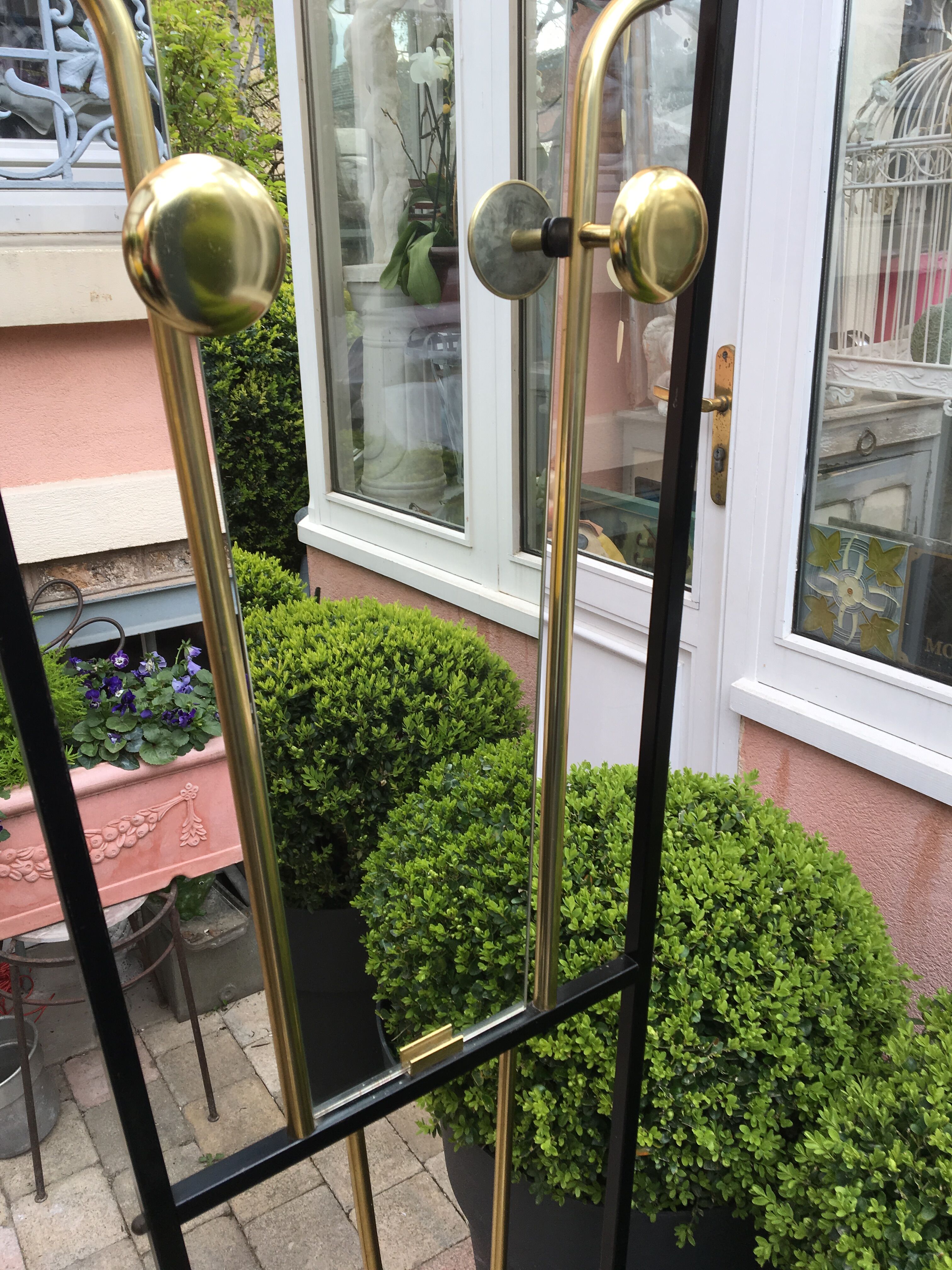 Vestiaire d’entrée miroir vintage 50