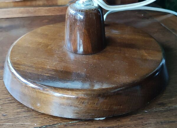 Ancien globe terrestre lumineux mappemonde en verre