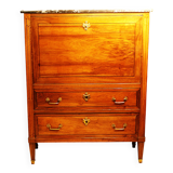 Louis XVI period light mahogany secretary