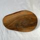Olive wood cheese platter with knife (probably not original)