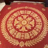 Period armchair Restoration in solid carved mahogany