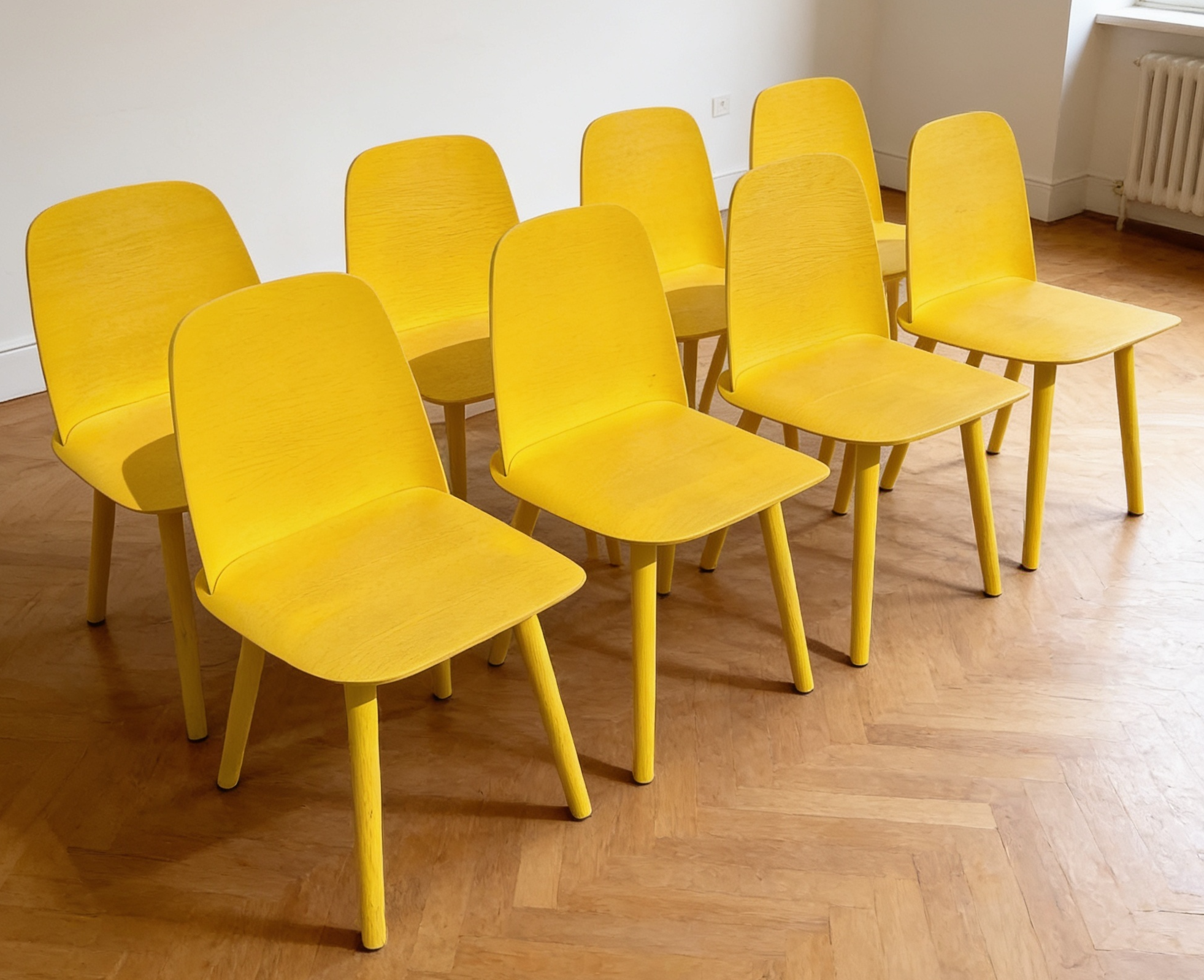 Suite de 8 chaises Nerd Chair, Muuto