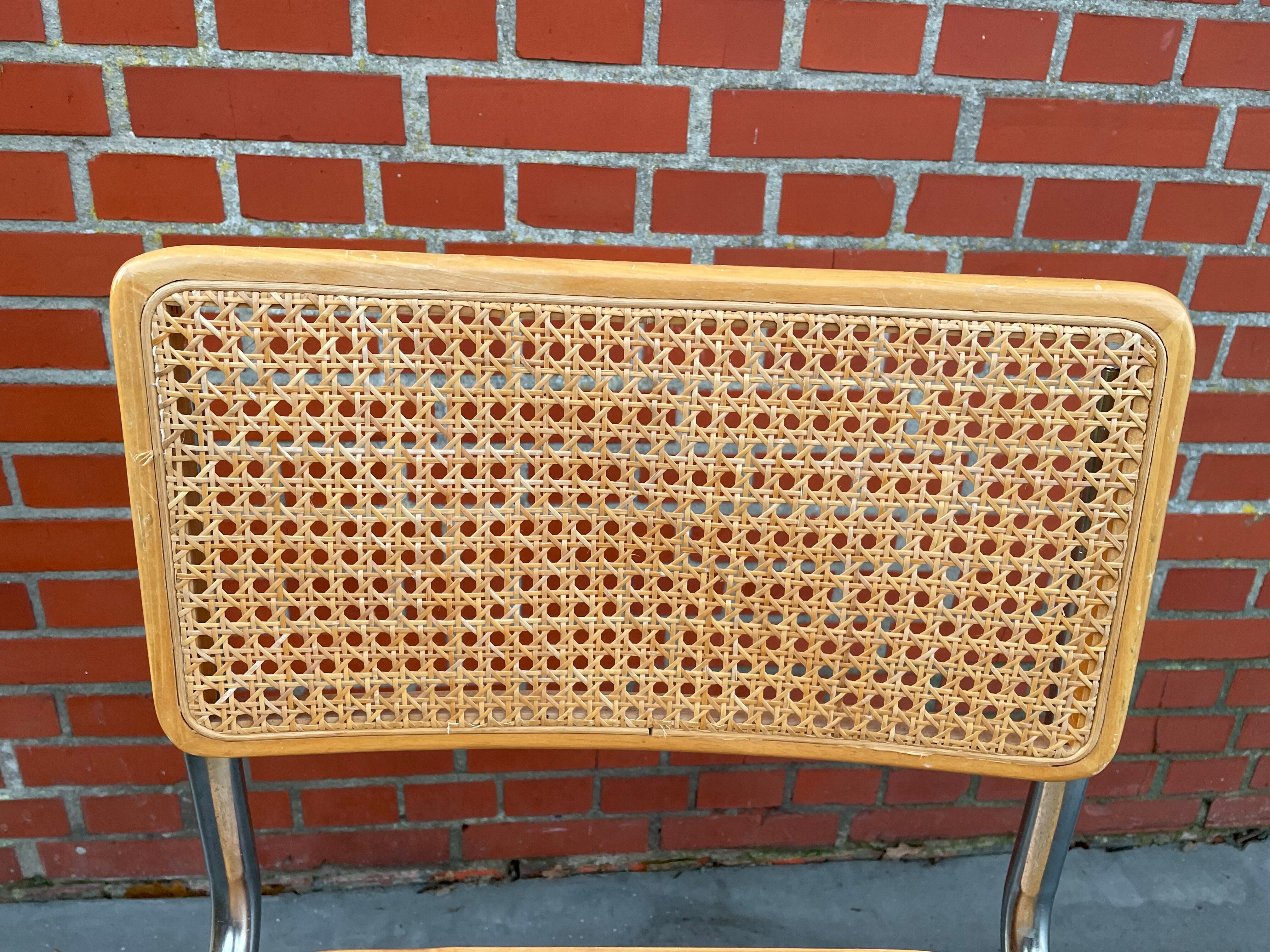 Cesca chair b32 model design Marcel Breuer