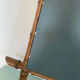 Vintage bamboo mirror, 90x65 cm