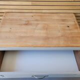 Art Deco chest of drawers with moustache encroachment