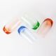 Set of 4 Italian Colorful Glasses, 1980s