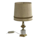 Lampe ancienne en crystal et laiton