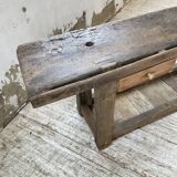 Solid oak console workbench 220cm