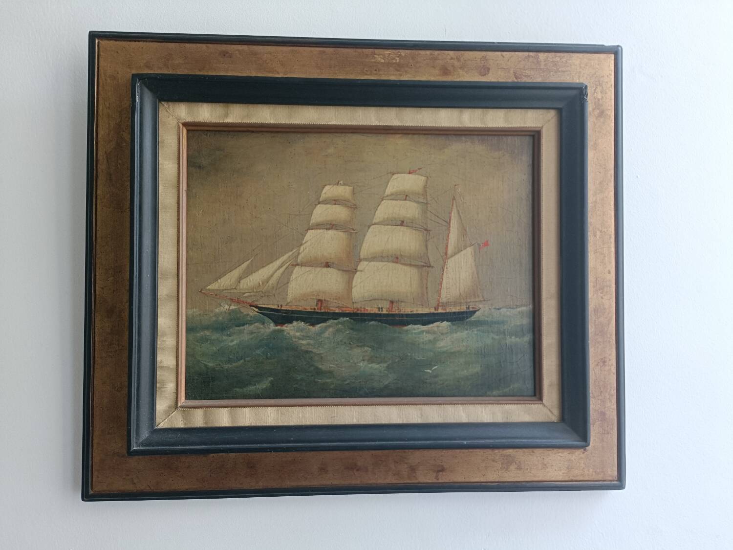 Marine, oil on canvas