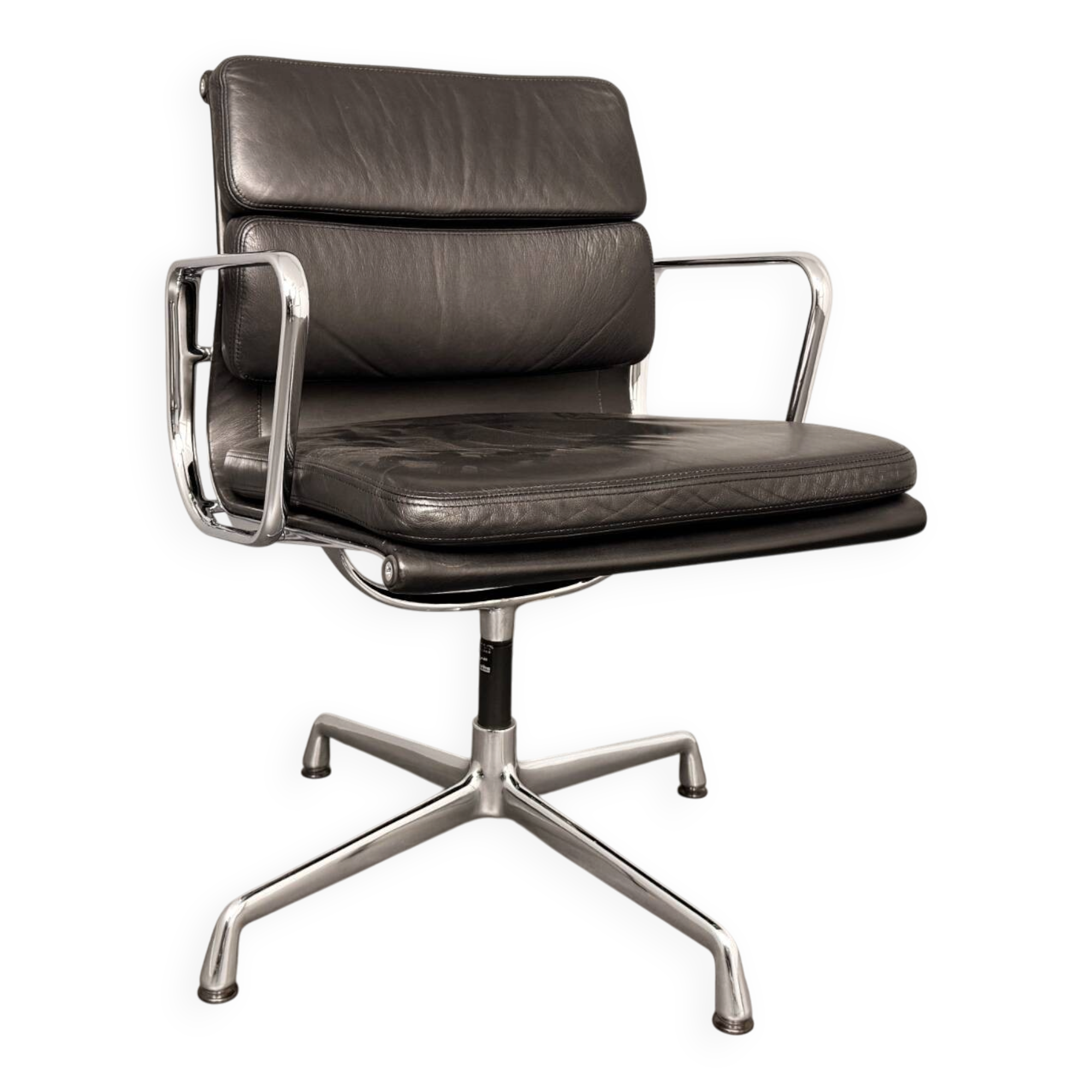 Fauteuils Soft Pad Alu EA 208 par Charles et Ray Eames pour Vitra, Allemagne, années 1970.