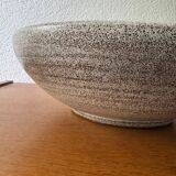 Large glazed stoneware bowl from the 60s