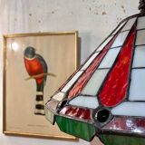 Tiffany style stained glass lamp