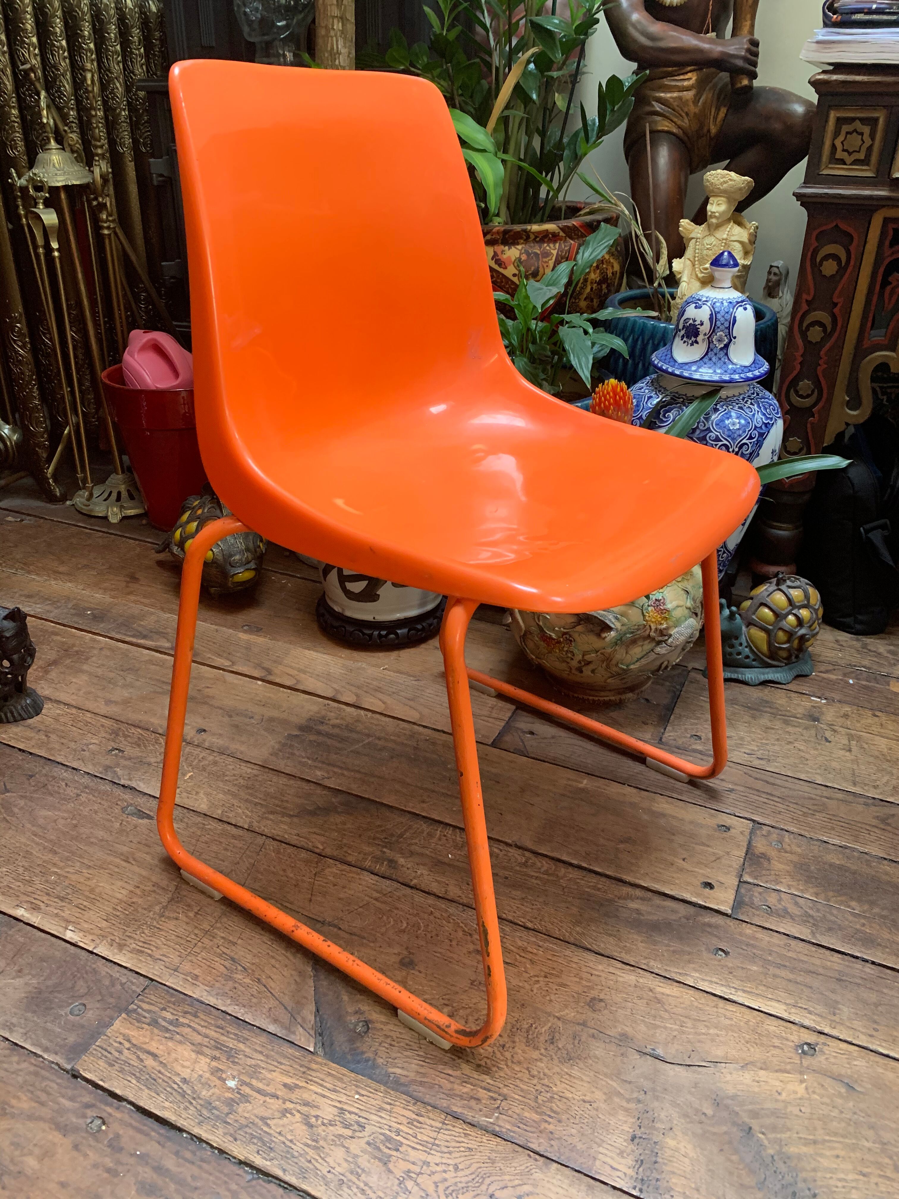 Vintage orange Grofilex chair