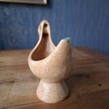 Zoomorphic ceramic candle holder 1950