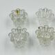 Set of 6 vintage flower candle holders by VMC Reims - 1960s