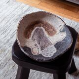 Bowl, centerpiece or fruit bowl, Cianciolo Ceramiche, Sicily, 1960/70