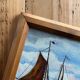 Oil on wood, signed and dated, A. Pottier 07.1939