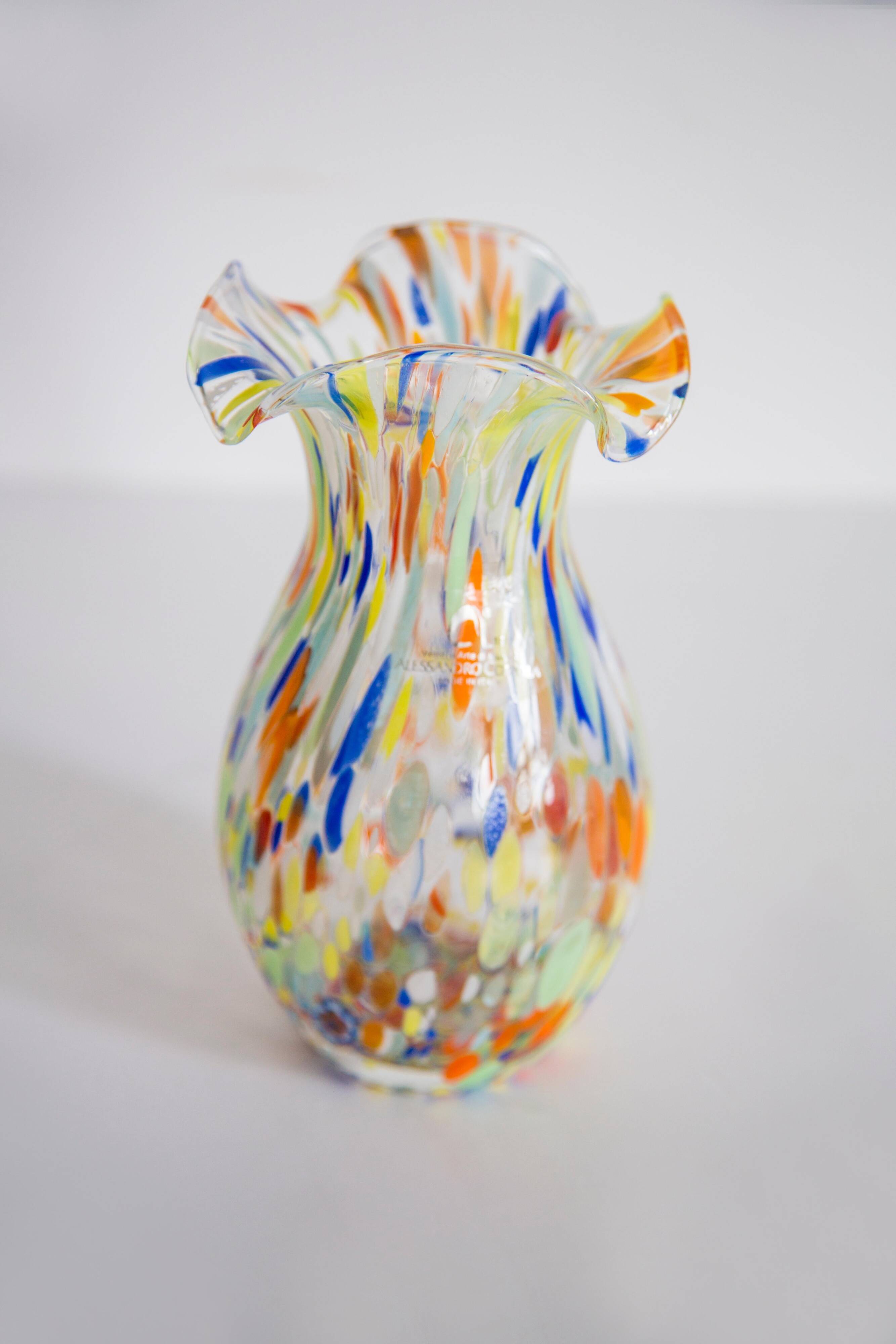 Small Vintage Murano Vase from the Mid-Century, Italy, 1960s