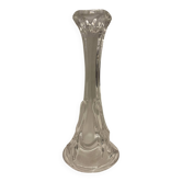 Molded glass candle holder