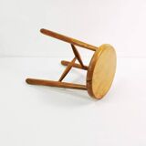 Tabouret trépied style Mid-Century, Danemark, années 1960