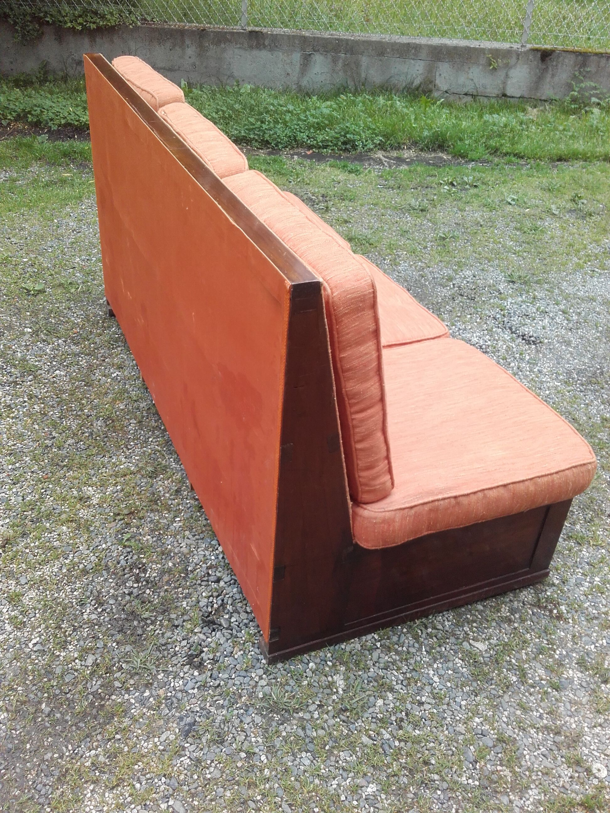 Vintage boat bench