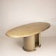 Angelo Mazzola parchment table produced by Ar.Vi Salpol, 1980