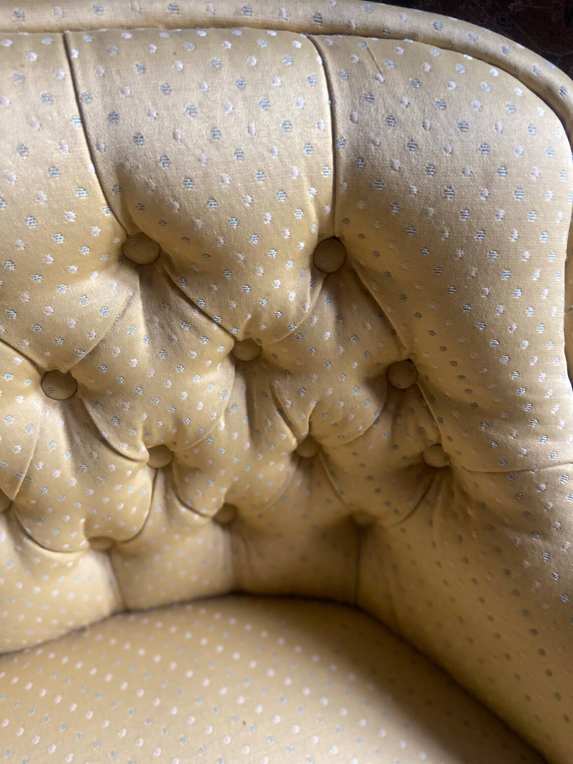 Small padded toad bench