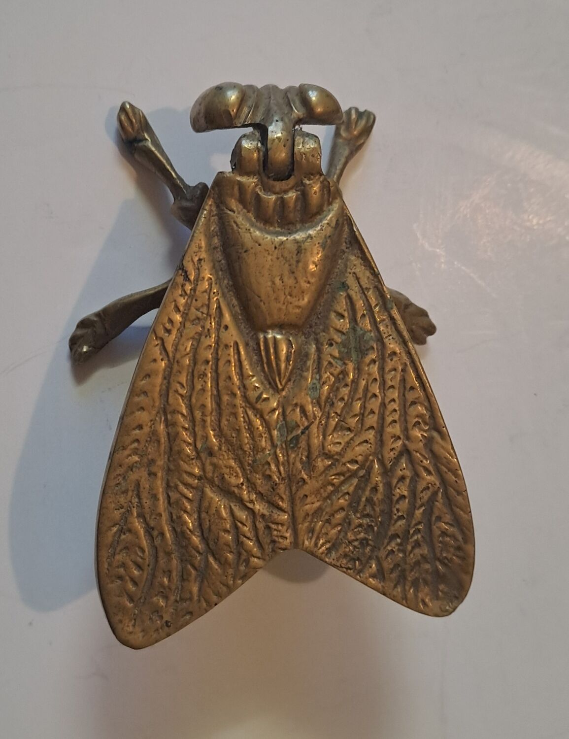 Brass fly ashtray