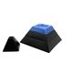 Pyramid shaped stacked ceramic ashtrays / centerpiece Amalgames France 1980
