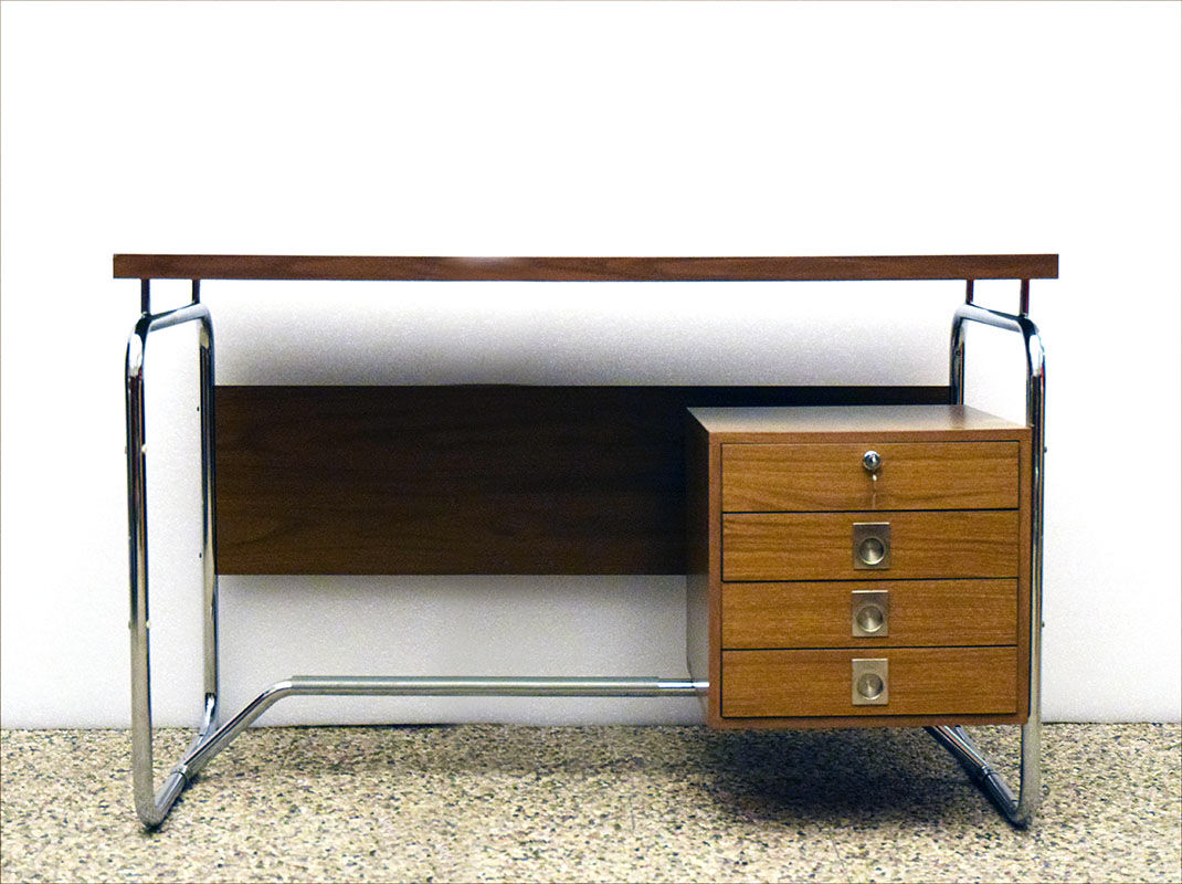 Bauhaus style desk, 1960's Italian production